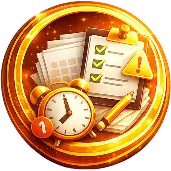 Time-consuming management Illustration of time-consuming management